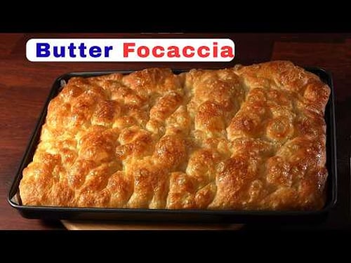 Forget Garlic Bread! ..Once You Try This Butter Focaccia… There’s No Going Back!