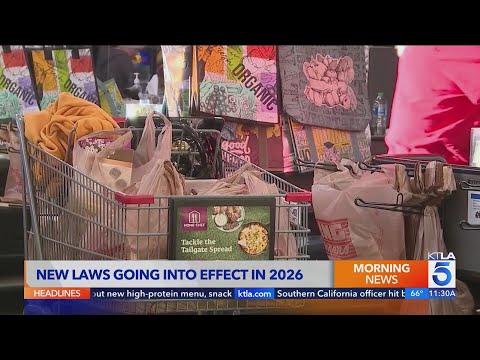 California laws going into effect in 2026