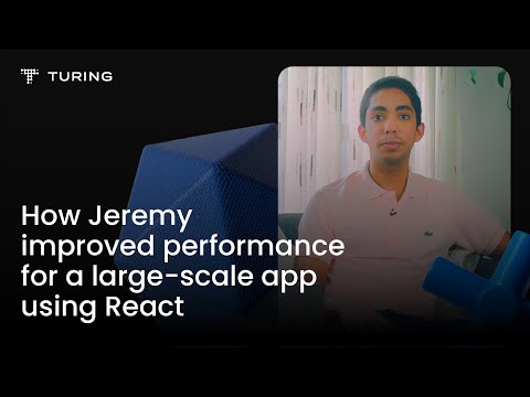 How Jeremy Improved Performance for a Large-Scale App Using React | Streamlined Supply Management
