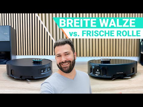 Dreame Aqua10 Track vs. Mova Z60 | Comparison of the rollers