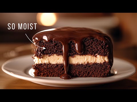 Chocolate Cake That’s Moist, Creamy & Effortless — Like Magic