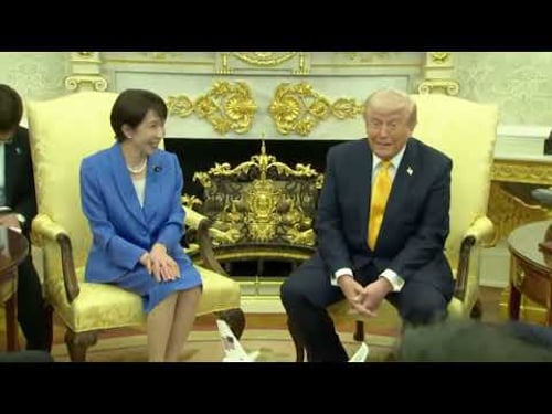 Trump meets Japan’s Prime Minister at White House