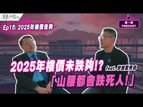 😃(精華版)胡‧說PODCAST:EP15😃學者葉秀亮: 2025年樓價未跌夠⁉️「山腰都會跌死人❗️」|胡‧說樓市