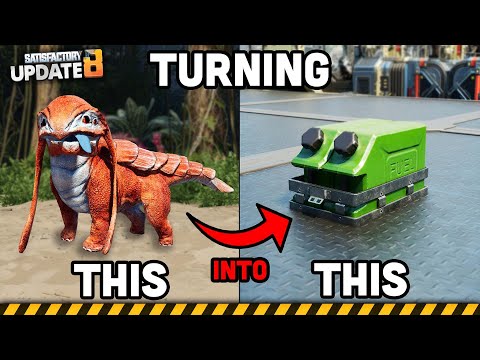 UNDERGROUND BIOFUEL Factory in Satisfactory Update 8!