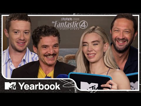 “We’re Not Fighting!” 😂 The Fantastic Four: First Steps Cast Play MTV Yearbook | MTV Movies