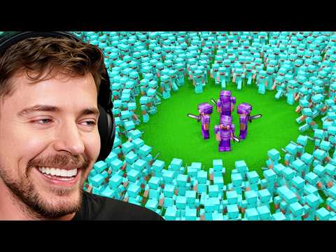 4 Pros vs 1000 Players