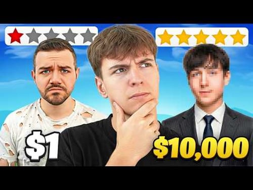 $1 vs. $10,000 Fortnite Duo!