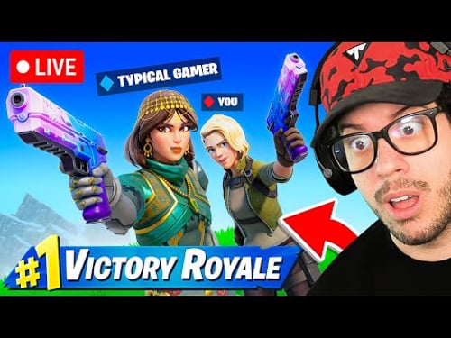 Playing Fortnite With RANDOM FANS!