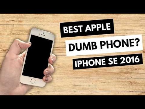 Using the iPhone SE 2016 as a Dumb Phone in 2024 | Digital Minimalism