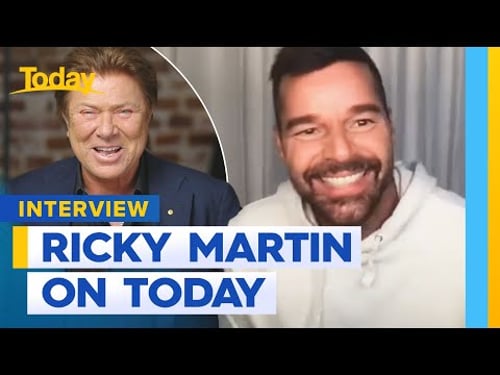 Ricky Martin catches up with Today | Today Show Australia