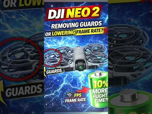 DJI Neo 2 Battery Life & Flight Time Will Removing the Guards or Lowering Frame Rate Help? #djineo2