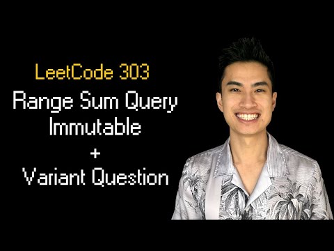 Range Sum Query || Leetcode 303 || 1 Variant that Big Tech Asks