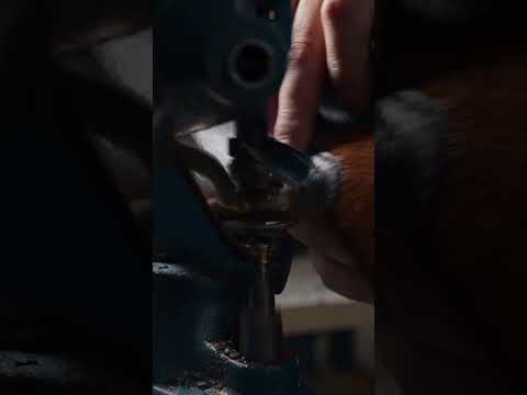 Adding hooks and eyes takes some locked in focus π Shop Boots at jkboots.com