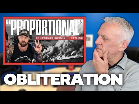 America Obliterates Half Of Iran's Navy In 8 Hours! | OFFICE BLOKES REACT!!