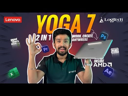 Lenovo Yoga Slim 7 Review | Best 2-in-1 Laptop 2025 | Ryzen AI 7 350 Performance | LogTech