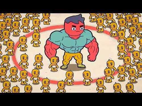 1 dude vs 456 babies