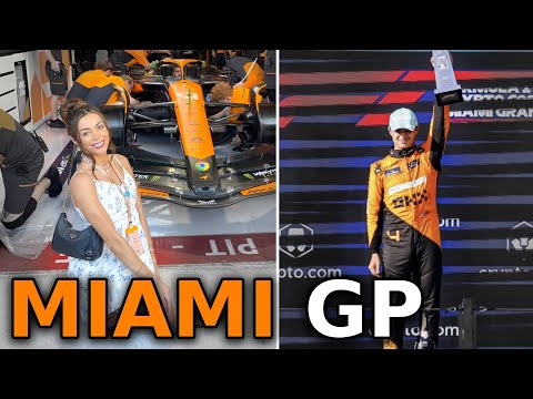 MIAMI GRAND PRIX VLOG 🏎️✨ LANDO NORRIS FIRST WIN