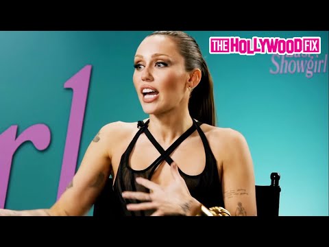Miley Cyrus & Pamela Anderson Sit Down To Discuss Their New Movie The Last Showgirl Now In Theaters