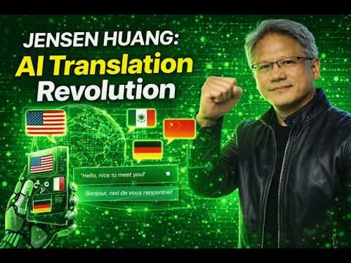 NVIDIA’s Jensen Huang AI Translation Will Change the World Forever