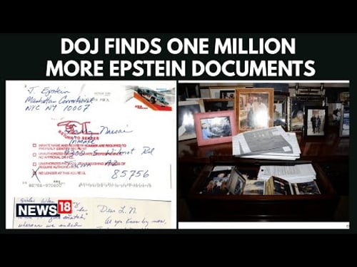 Epstein Case Update: Over One Million Additional Epstein Documents Discovered, DOJ Confirms | N18G