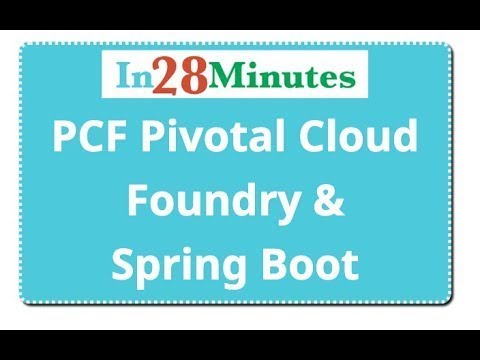 Pivotal Cloud Foundry PCF Tutorial with Spring Boot Microservices - updated