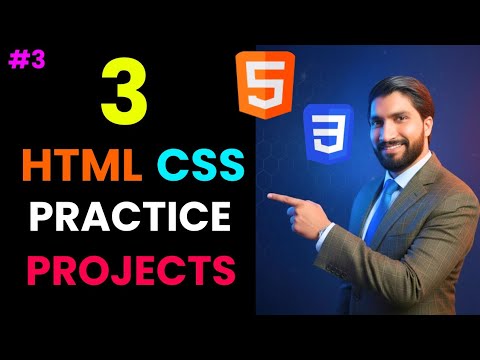 3 Responsive Website Projects using HTML & CSS | HTML & CSS Practice Projects for Beginners in Hindi