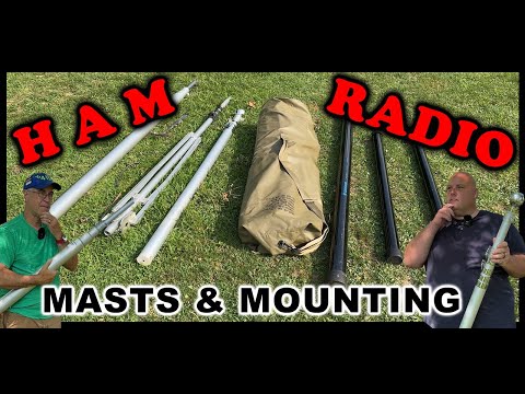 Antenna Masts & Mounting Solutions for Ham Radio by KC9CUK & K9AT