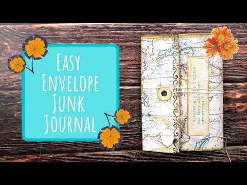 Easy Vintage Envelope Junk Journal/Folio - Design Team Project/Digital Collage Club