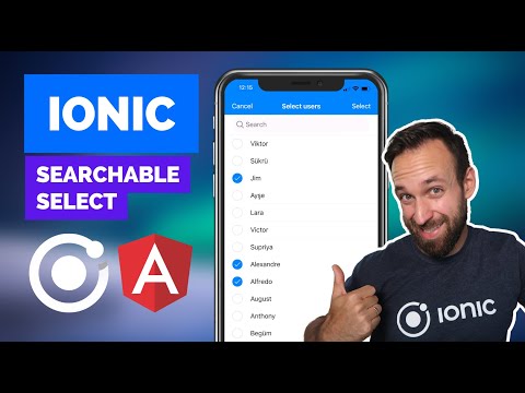 Building an Ionic Searchable Select Component with Angular