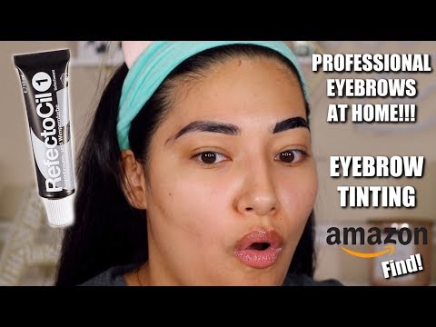 HOW TO: TINT YOUR EYEBROWS AT HOME!! YOU WILL LOVE THIS!!! - ALEXISJAYDA