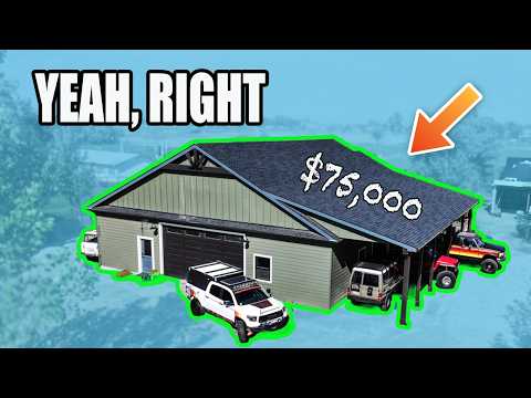 Every Barndominium Video is a Lie - Shop Tour & Everything I Did Wrong