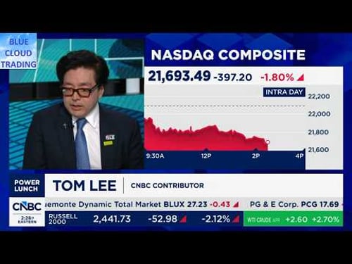 TOM LEE WAS ASKED WHAT THE BIGGEST RISK TO THE STOCK MARKET IS