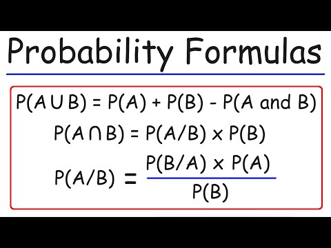 Probability Formulas, Symbols & Notations - Marginal, Joint, & Conditional Probabilities