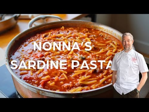 Nonna's Pasta - Sicilian Sardine Soup Recipe