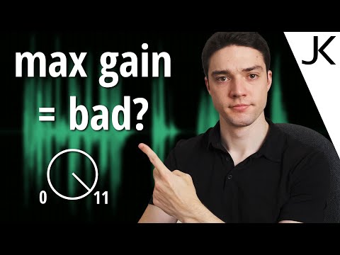 USE YOUR GAIN! The TRUTH about maximum gain setting (set preamp gain properly and minimize noise)