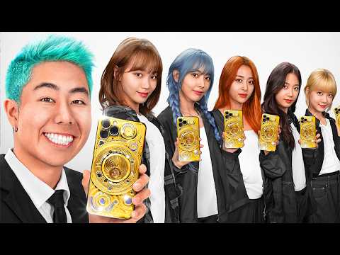 I Surprised LE SSERAFIM With 5 Custom iPhones!