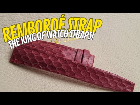 The $800 dollar watch strap build. Rembordé the king of watch straps.