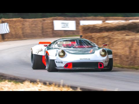 650HP Oilstainlab Half 11 V8 LS Engine (1967 Porsche 911 Chassis) | LOUD Sounds, Accelerations,...