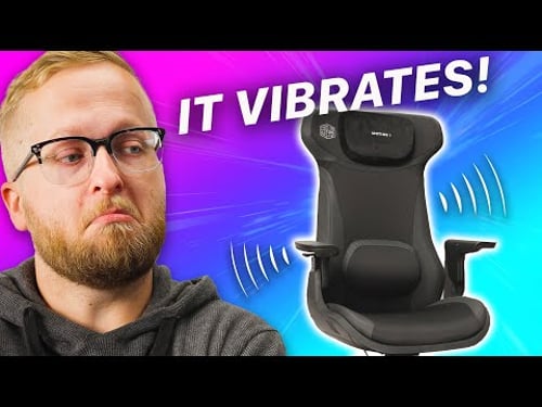 This Chair Vibrates. I'm Intrigued... - Cooler Master Motion 1