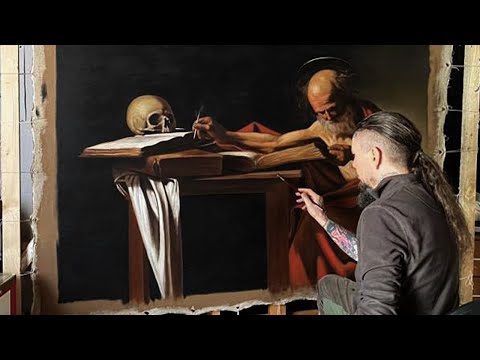 Painting a Caravaggio with historical pigments