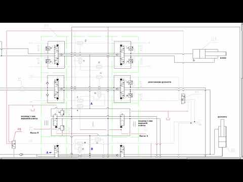Гидравлическая схема экскаватора Твекс ЕТ-16