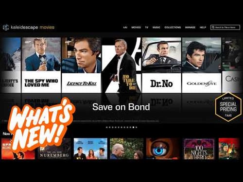 End of Year & James Bond Sales | What's New in Kaleidescape for December 23rd, 2025