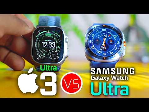 Apple Watch Ultra 3 vs Samsung Galaxy Watch Ultra- Hands-On Comparison