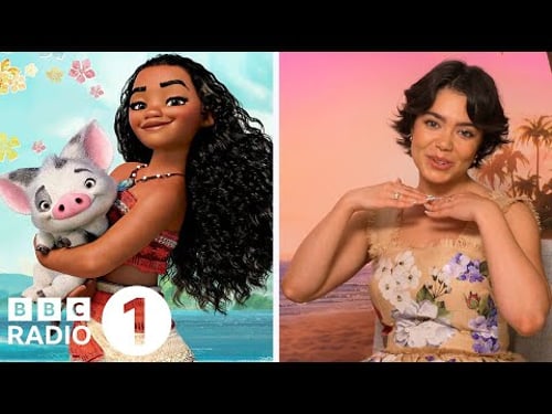 "We heard the fans - they were very loud!" Auliʻi Cravalho on Moana 2 and, um, 'Justice For Pua' 🐷