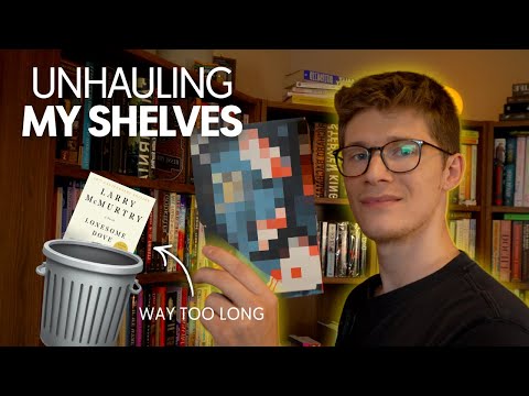 UNHAULING ~50 BOOKS to prepare for 2026 🕺🏼🗑️