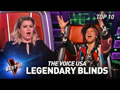 The Most ICONIC Blind Auditions of The Voice USA of All Time! Pt. 1 | Top 10