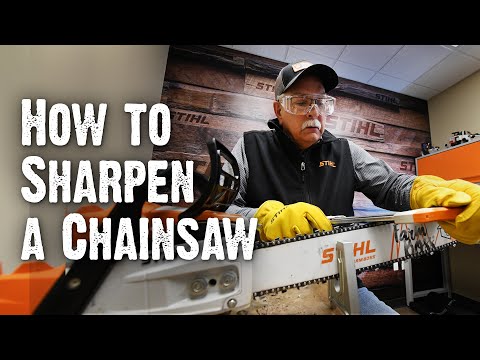 How to Sharpen a Chainsaw Chain the Right Way
