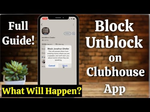 How to Block and Unblock Someone On Clubhouse App