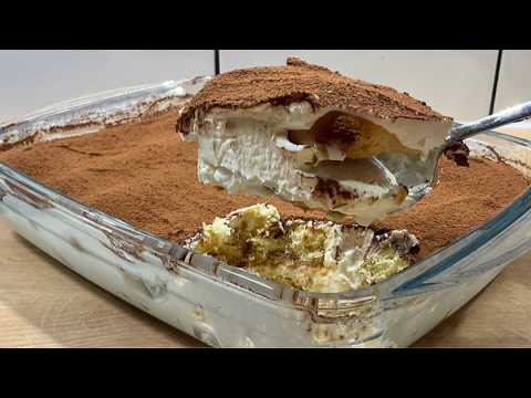 Fast Tiramisu in 10 minutes, No Baking, No Alkohol, Easy Recipe!