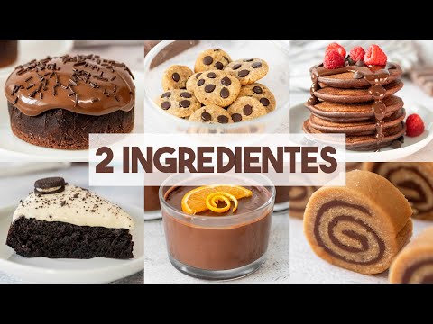 10 No-Bake Desserts with 2 Ingredients | Quick and Easy